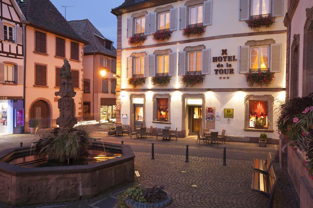 Logis Hotel De La Tour Ribeauvillé Eksteriør billede