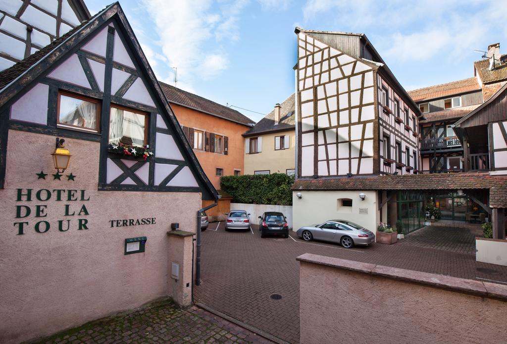 Logis Hotel De La Tour Ribeauvillé Eksteriør billede