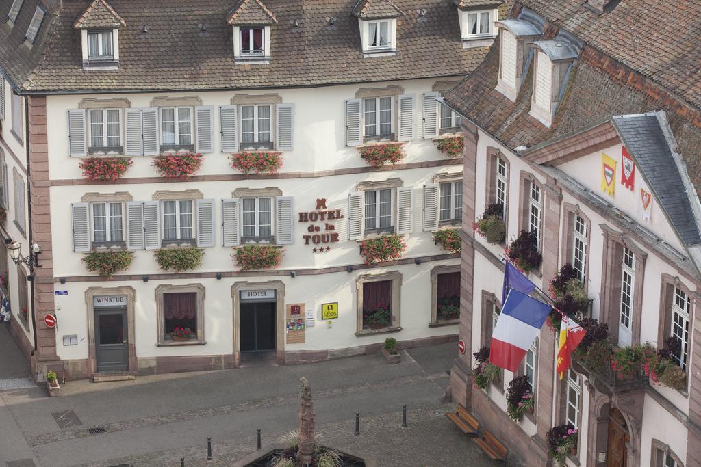 Logis Hotel De La Tour Ribeauvillé Eksteriør billede