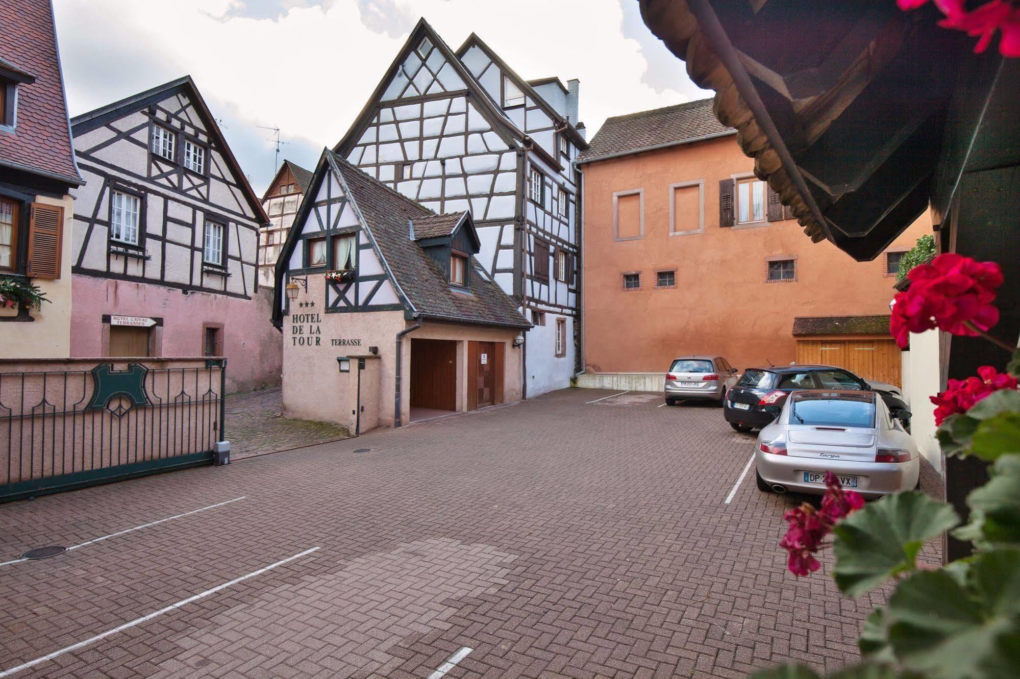 Logis Hotel De La Tour Ribeauvillé Eksteriør billede