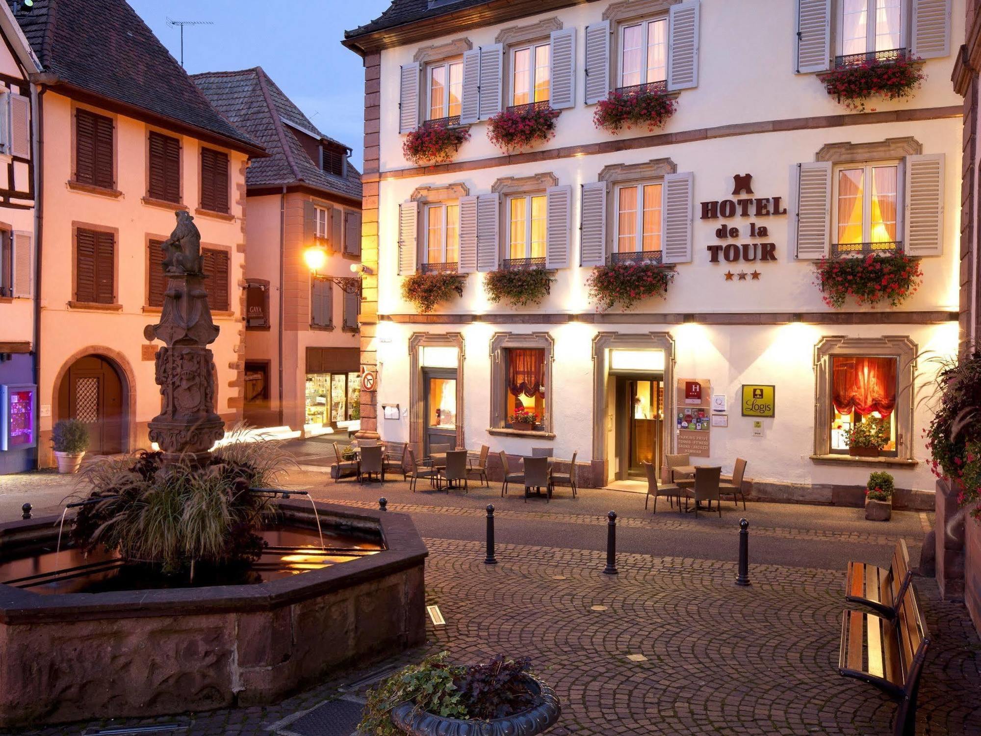 Logis Hotel De La Tour Ribeauvillé Eksteriør billede